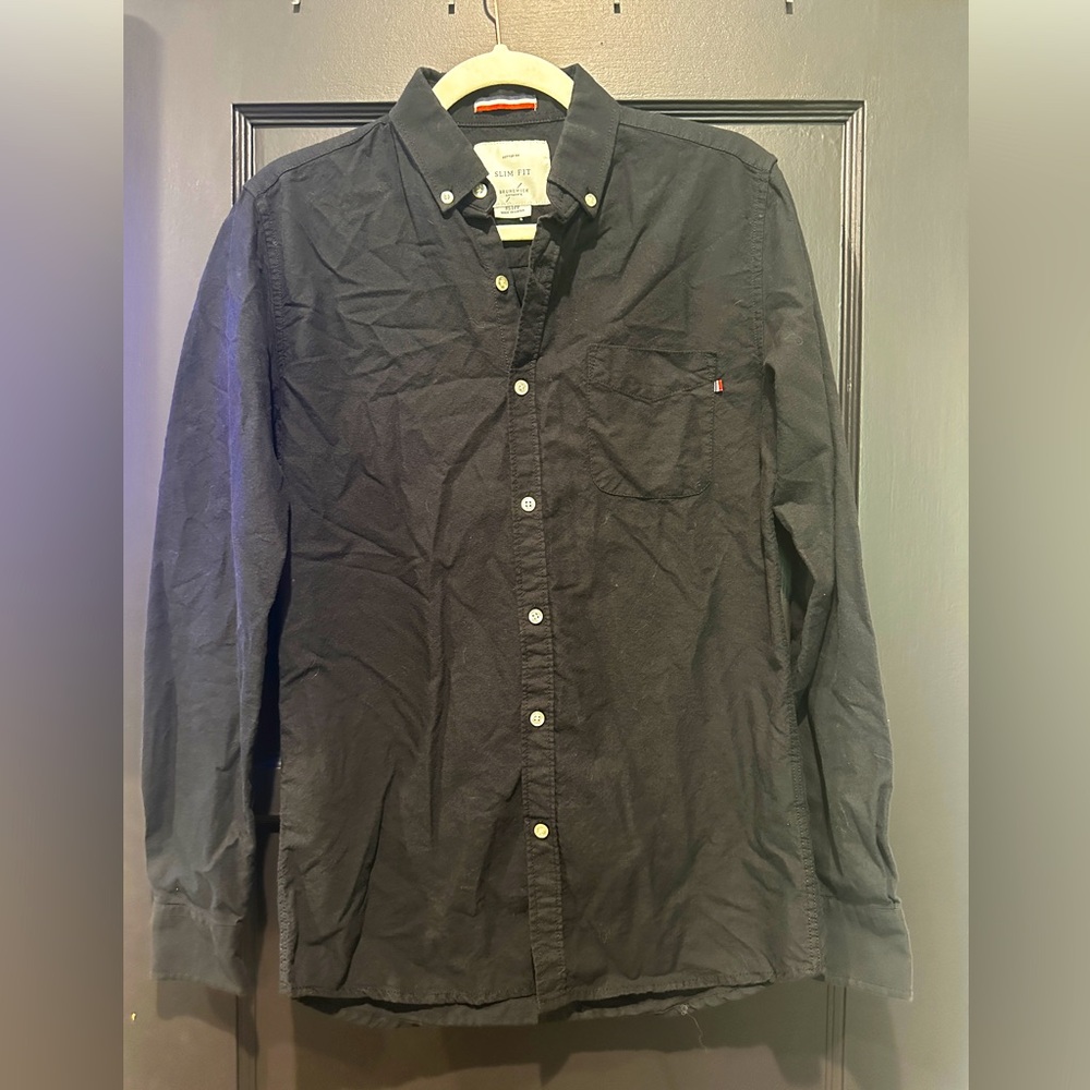 Cotton On Men’s Long Sleeve Button Down Slim Fit XS